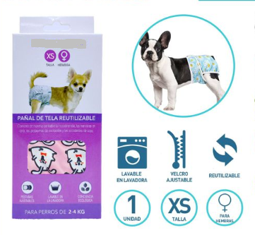 PAÑAL PARA PERRITA 