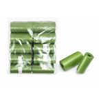 Bolsas Higiénicas para Mascotas 12 Rollos | Color Verde