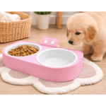 Plato Doble Antideslizante para Mascotas (Comida + Agua) 30cm. - Imagen 2