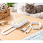 Cepillo Humificador para Mascotas 2 en 1 – Desenreda y Reduce el Pelo Volando - Imagen 2