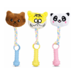 Pack 3 Juguetes Peluche con Cuerda para Mascotas