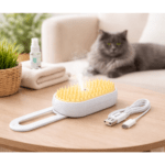 Cepillo Humificador para Mascotas 14x6cm. – Peinado Suave Anti-Frizz - Imagen 2