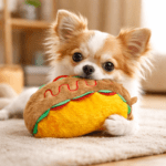 Peluche Taco Interactivo para Perros y Gatos – Juguete Suave 22cm. - Imagen 2