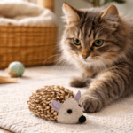 Juguete Erizo con Sonido para Gatos 9x5cm. - Imagen 2