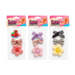 Set de Pinzas para Pelo para Mascotas (3 piezas) – Moños y Flor