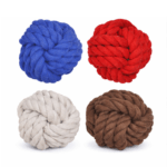 6und. ($1.430 c/u) - Pelota de Cuerda para Perro Mordedora 8 cm