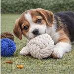 6und. ($1.430 c/u) - Pelota de Cuerda para Perro Mordedora 8 cm - Imagen 2