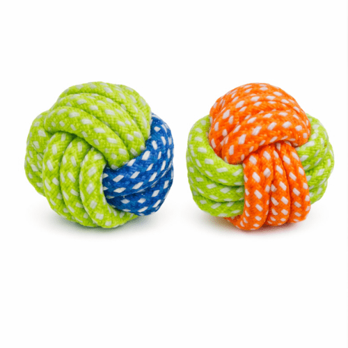 Diseño sin título (4) 6und. ($740 c/u) - Pelota de Cuerda para Perro Trenzada 6.5 cm - Imagen 1