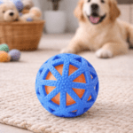 3 und. ($1.430 c/u) - Pelota Sonora para Perros 7,5 cm Tipo Rejilla - Imagen 2