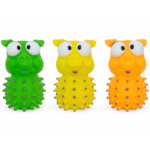 Juguete Sonoro para Perros Monstruo con Púas 13,5 x 6,5 cm – Mordedor (Pack x3)
