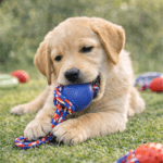 3und. ($3.230 c/u) - Pelota con Cuerda para Perros de Goma 7 cm - Imagen 2