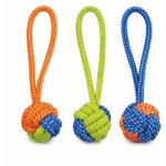 6und. ($980 c/u) - Juguete de Cuerda para Perro con Nudo y Asa 20 × 6.5 cm