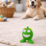 Juguete Sonoro para Perros Monstruo 10 x 8 cm – Mordedor de Goma (Pack x3) - Imagen 2