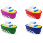 3und. ($830 c/u) - Juguete Flotante con Sonido para Mascotas Barco 9.5×5.5×6 cm