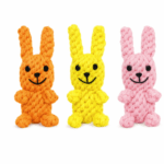 3und. ($2.630 c/u) - Juguete de Cuerda para Perro Conejo Mordedor