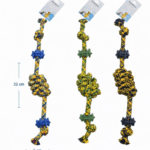 6und. ($1.310 c/u) - Juguete de Cuerda para Perro con Pelota y Mordedor Dental