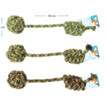6und. ($1.490 c/u) - Juguete de cuerda para perro con pelota
