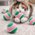 3und. ($2.540 c/u) - Pelotas para Gatos Tipo Tenis - Imagen 2