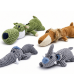 3und. ($3.980c/u) - Juguete de peluche para perros con textura tipo chenilla