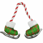 3und. ($4.580 c/u) - Juguete Navideño para Perros Botas con Cuerda