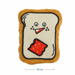 3und. ($2.330 c/u) - Juguete para Perros Peluche Tostada Divertida