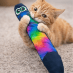 3und. ($3.140 c/u) - Juguete para Gatos Peluche Largo Tipo Kick - Imagen 2