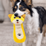 3und. ($3.290 c/u) - Juguete para Perros Peluche Animal Largo con Sonido - Imagen 2