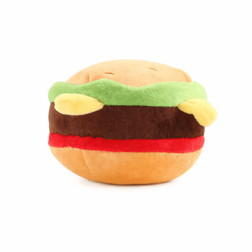 Juguetes Macostas (51) 3und. ($2.240 c/u) - Juguete para Perro Peluche Hamburguesa Suave - Imagen 1