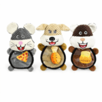 3und. ($3.290 c/u) - Juguete para Perro Peluche Interactivo con Bolsillo