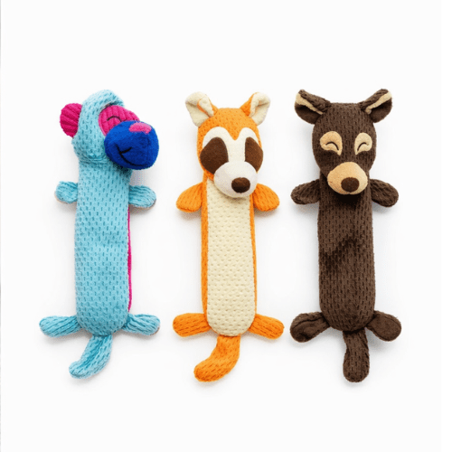 Juguetes Macostas (57) 3und. ($3.380 c/u) - Juguete para Perro Peluche Largo - Imagen 1