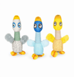 3und. ($2.540 c/u) - Juguete para Perro Peluche Pato Cuello Elástico