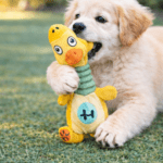 3und. ($2.540 c/u) - Juguete para Perro Peluche Pato Cuello Elástico - Imagen 2