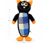 3und. ($5.740 c/u) - Juguete para perros gato de peluche alargado con sonido