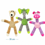 3und. ($4.490 c/u) - Juguete para Perro Peluche Animal con Extremidades Elásticas