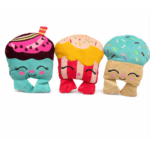 6und. ($1.640 c/u) - Juguete de Peluche Postres para Perros Divertidos