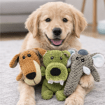 3und. ($4.490 c/u) - Juguete de Peluche Animales Salvajes para Perros - Imagen 2