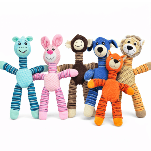 Juguetes Macostasss (16) 3und. ($4.490 c/u) - Juguete de Peluche Animales para Perros con Patas Largas - Imagen 1