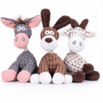 3und. ($2.990 c/u) - Juguete de Peluche Animales Granja para Perros