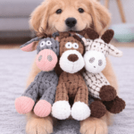 3und. ($2.990 c/u) - Juguete de Peluche Animales Granja para Perros - Imagen 2
