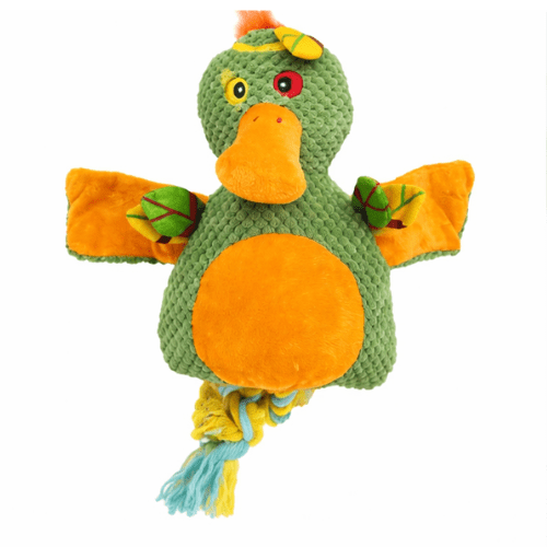 Juguetes Macostasss (34) 3und. ($5.390 c/u) - Juguete de Peluche Pato para Perros con Cuerda - Imagen 1