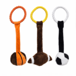 3und. ($2.030 c/u) - Juguete de Peluche Deportivo para Perros con Cuerda