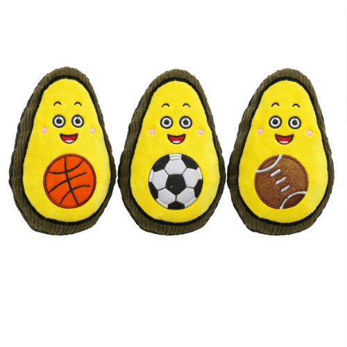 Juguetes Macostasss (6) 3und. ($1.790 c/u) - Juguete de Peluche Aguacate - Imagen 1