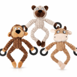 3und. ($3.290 c/u) - Peluche para Perros con Aro Mordedor Animales