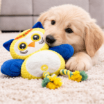 3und. ($5.630 c/u) - Peluche para Perros Búho Grande con Cuerdas - Imagen 2