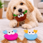 6und. ($1.130 c/u) - Peluches para Perros Cangrejo Divertido - Imagen 2