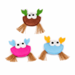 6und. ($1.130 c/u) - Peluches para Perros Cangrejo Divertido