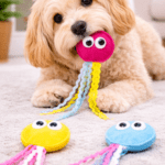 6und. ($980 c/u) - Peluches para Perros Medusa con Cintas - Imagen 2