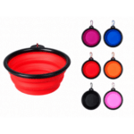 6und. x 5.400 ($900 c/u) Platos Plegables para Mascotas con Mosquetón
