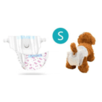 3 set x $7.560 ($2.520 c/set) Pañales Desechables para Hembra Talla "S"
