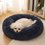 2und. x $14.500 ($7.250 c/u) Camas Peludas Redondas para Mascotas - Imagen 2